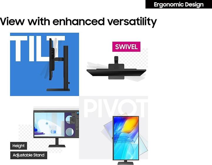 Image du produit Samsung ViewFinity S8 - S80D (3840 x 2160 pixels, 32")