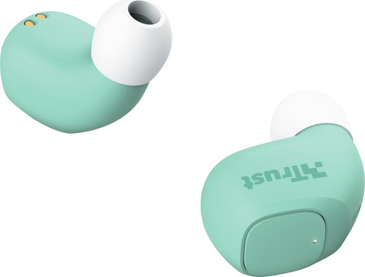 Actual product image Trust Nika Compact Blueth Earphones Mint (ANC, 8 h, Wireless)