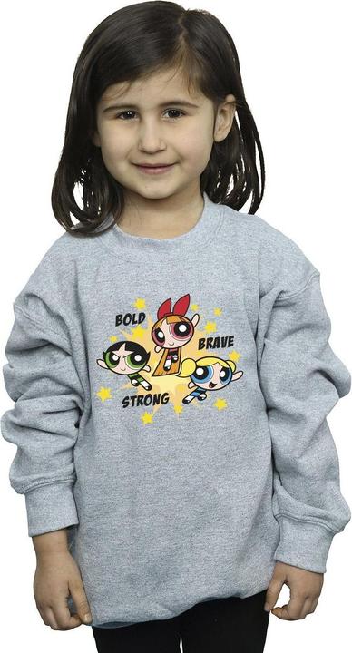 Produktbild The Powerpuff Girls Girls Bold Brave Strong Sweatshirt Mädchen (128)