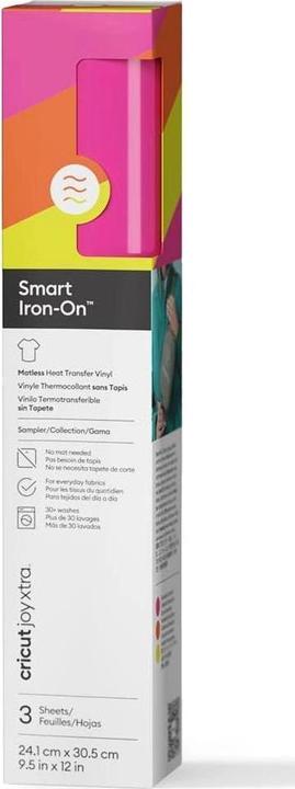 Productafbeelding Cricut Smart Iron-On Joy Xtra 241x305cm 3 sheets Glowstick Sampler (P)