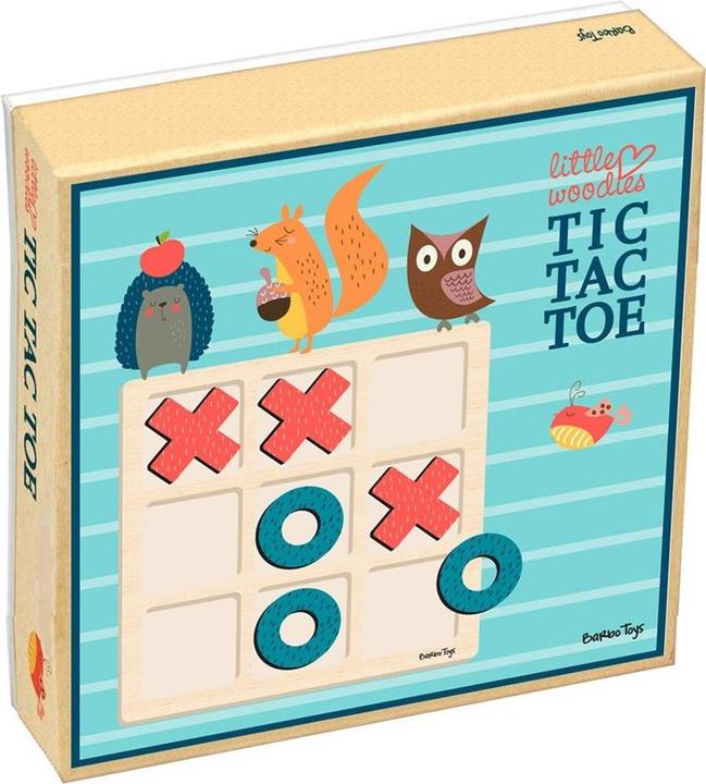 Barbo Toys Puzzlespiel, Tic-Tac-Toe, Little Woodies (German)