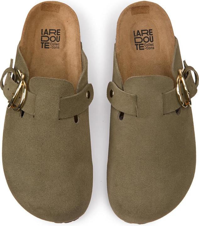 Produktbild La Redoute Collections Pantoletten aus Veloursleder (36)