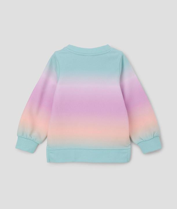 Produktbild s.Oliver Sweatshirt Sweatshirt im Farbverlauf mit Frontprint (92)