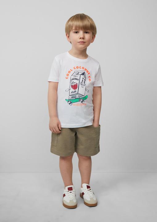 Produktbild S.Oliver T-Shirt T-Shirt aus Baumwolle mit Frontprint (116, 122)