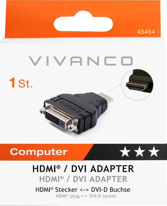 Produktbild Vivanco Adapter DVI-D - HDMI (HDMI)
