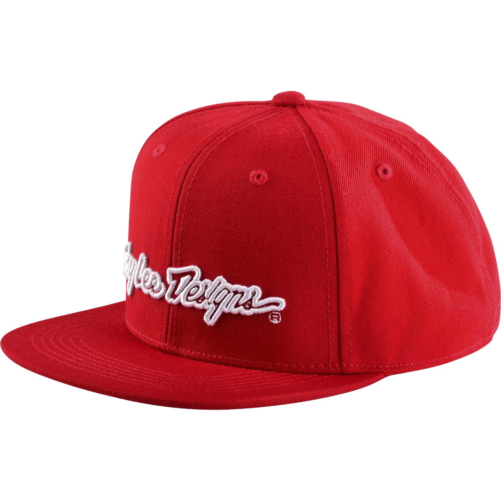 Troy Lee Designs, Unisex, Cap, Signature, Rot, (One Size)