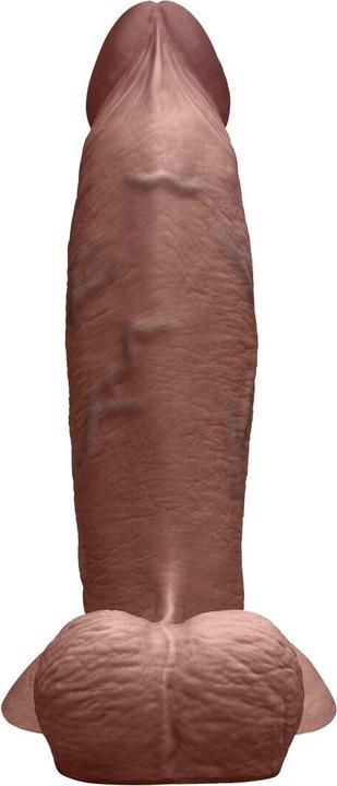 Produktbild Earthly Body Slipskin Realistic Silicone Dildo 8 Inch Girthy Brown
