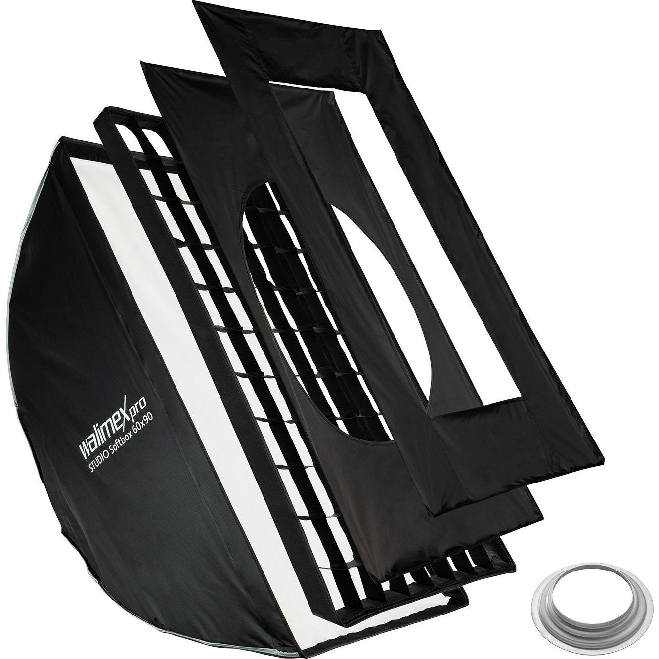 Walimex pro Studio Softbox 60x90 Hensel EH (Softbox), Softbox + Reflektor