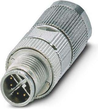 Produktbild Phoenix Contact M12 Gerade Stecker Gerades Kabel PROFINET Kat. 6a, 8 Pole, X-kodiert, Crimp