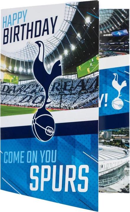 Actual product image Tottenham Hotspur FC Musical Birthday Card (1 pcs.)