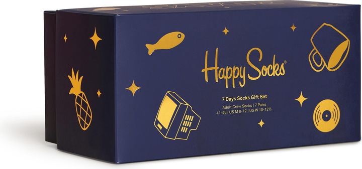 Actual product image Happy Socks 7 Days A Week Gift Set (pack of 7, 41 - 46)