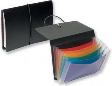 Immagine prodotto Viquel Fächermappe Rainbow Class 6tlg schwarz (A6, 6x)