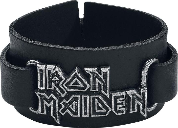 Immagine prodotto Iron Maiden Bracciale con logo (Cuoio)