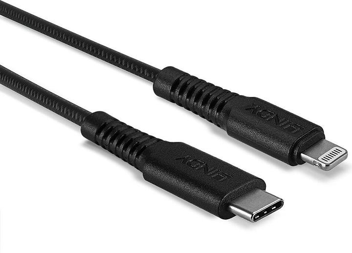 Produktbild Lindy 31287 Lightning-Kabel 2 m Schwarz (2 m, USB 2.0)