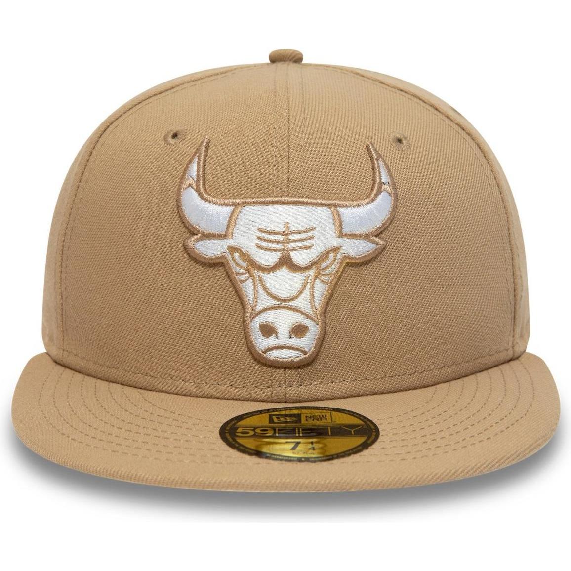 Thumbnail - New Era, Herren, Cap, 59Fifty Fitted Cap Chicago Bulls camel beige - 6 7/8, Beige, (6 7/8)