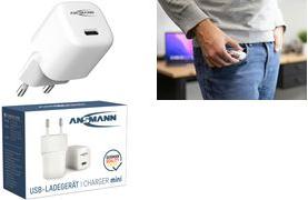 Image du produit Ansmann Chargeur USB HC120PD-mini 3A/20W/1 port (20 W, 1 portion)