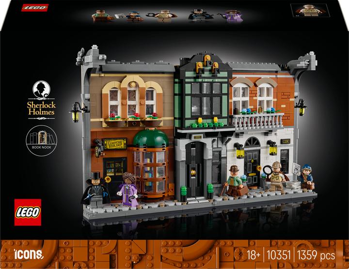 LEGO Sherlock Holmes: Bücherstütze (10351, LEGO Icons)