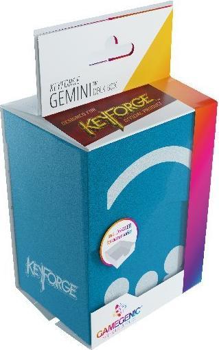 Produktbild Gamegenic GGS25005 - KeyForge Gemini Deck Box Blau Kartenbox (Englisch)