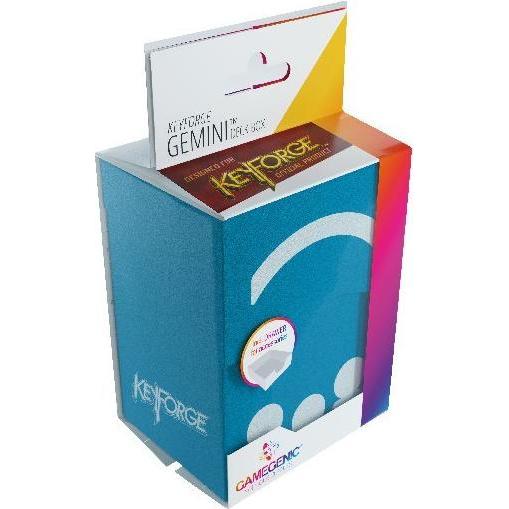 Gamegenic GGS25005 - KeyForge Gemini Deck Box Blau Kartenbox (Englisch)