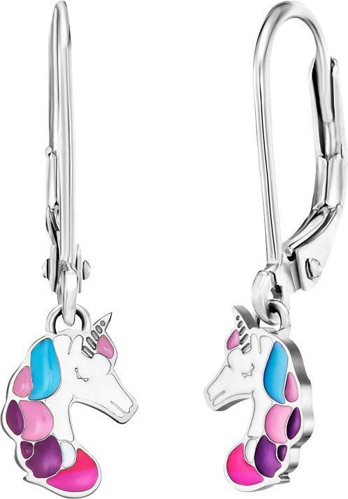 Produktbild Herzengel Ohrhänger Einhorn (Edelstahl, Emaille)