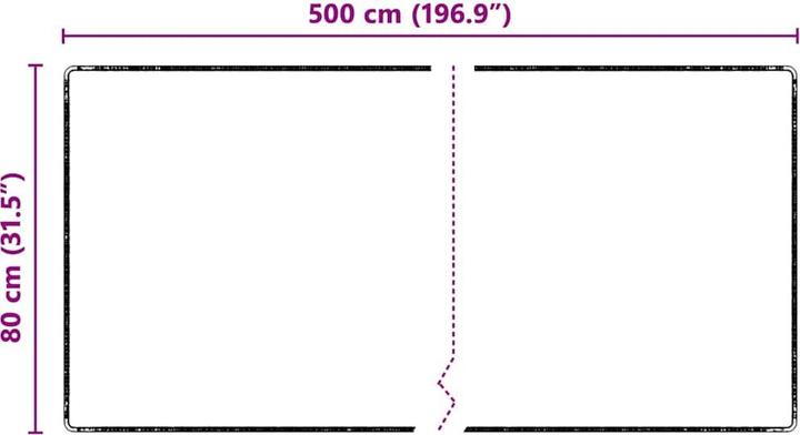 Produktbild vidaXL Läufer (500 x 80 cm)