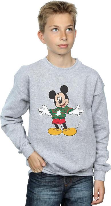 Produktbild Disney Mickey Mouse Christmas Jumper Stroke Sweatshirt Jungen (128)