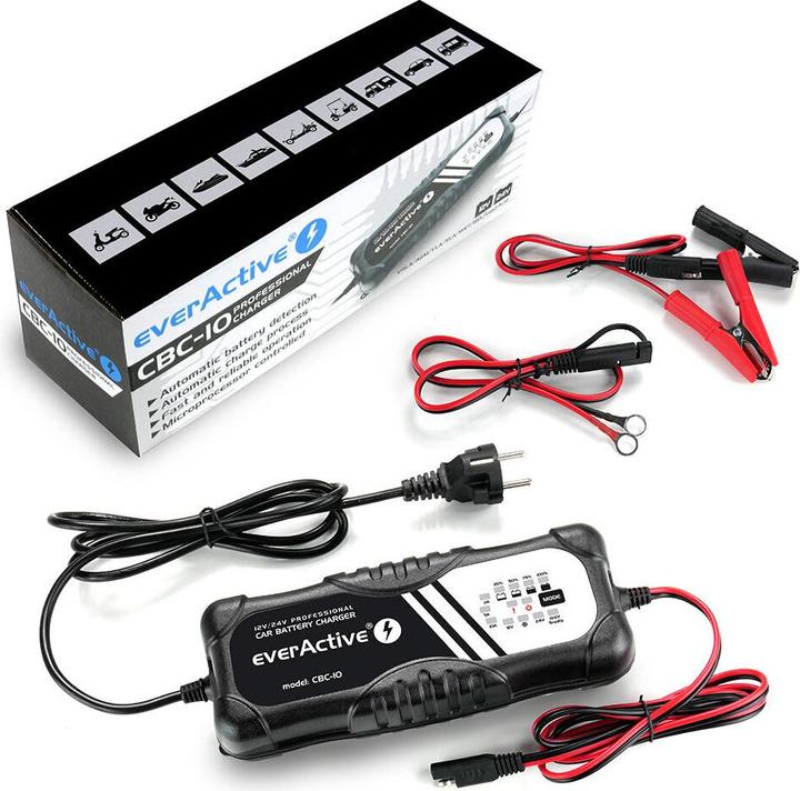 Actual product image Everactive Rectifier car for batteries CBC-10 (24 V, 300 Ah)