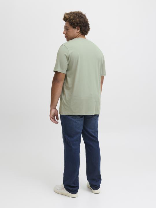 Produktbild Jack & Jones Jjelogo Tee Ss Oneck 2 Col Aw25 Noos Pls (4XL)