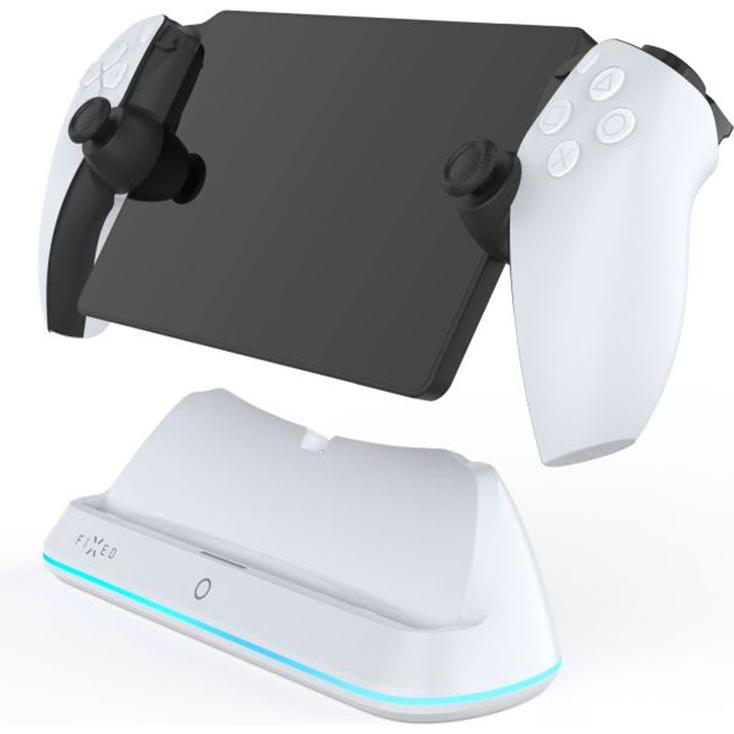 Fixed Dock di ricarica per Playstation Portal, Accessori per controller gaming, Bianco