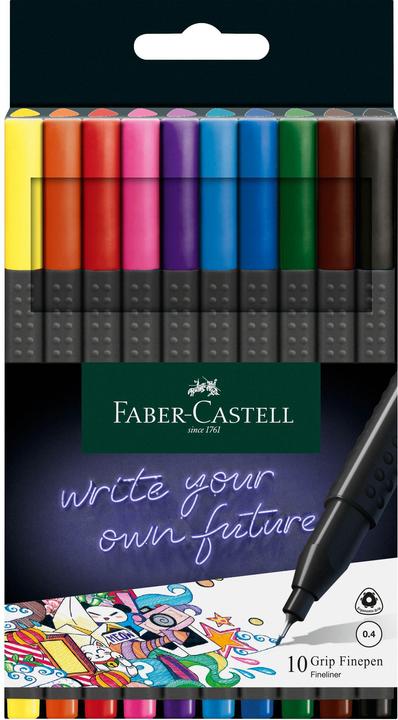 Produktbild Faber-Castell Grip Finepen (Mehrfarbig, 10 x)
