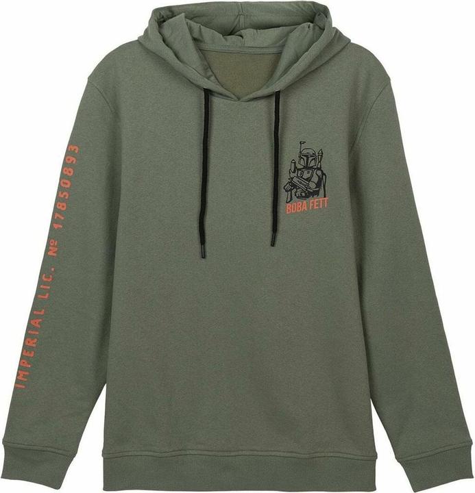 Produktbild The Mandalorian Herren Sweater Mit Kapuze Dunkelgrün (S)