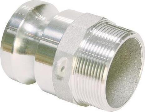 Actual product image Teguma Hebelarmkupplung Kamlok Typ F Aluminium 3/4 ″
