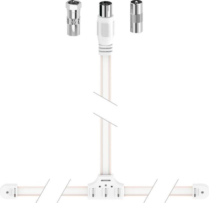 Hama DAB+ throw-out antenna, 1.75 m (Parabolic antenna, DAB/ DAB+)