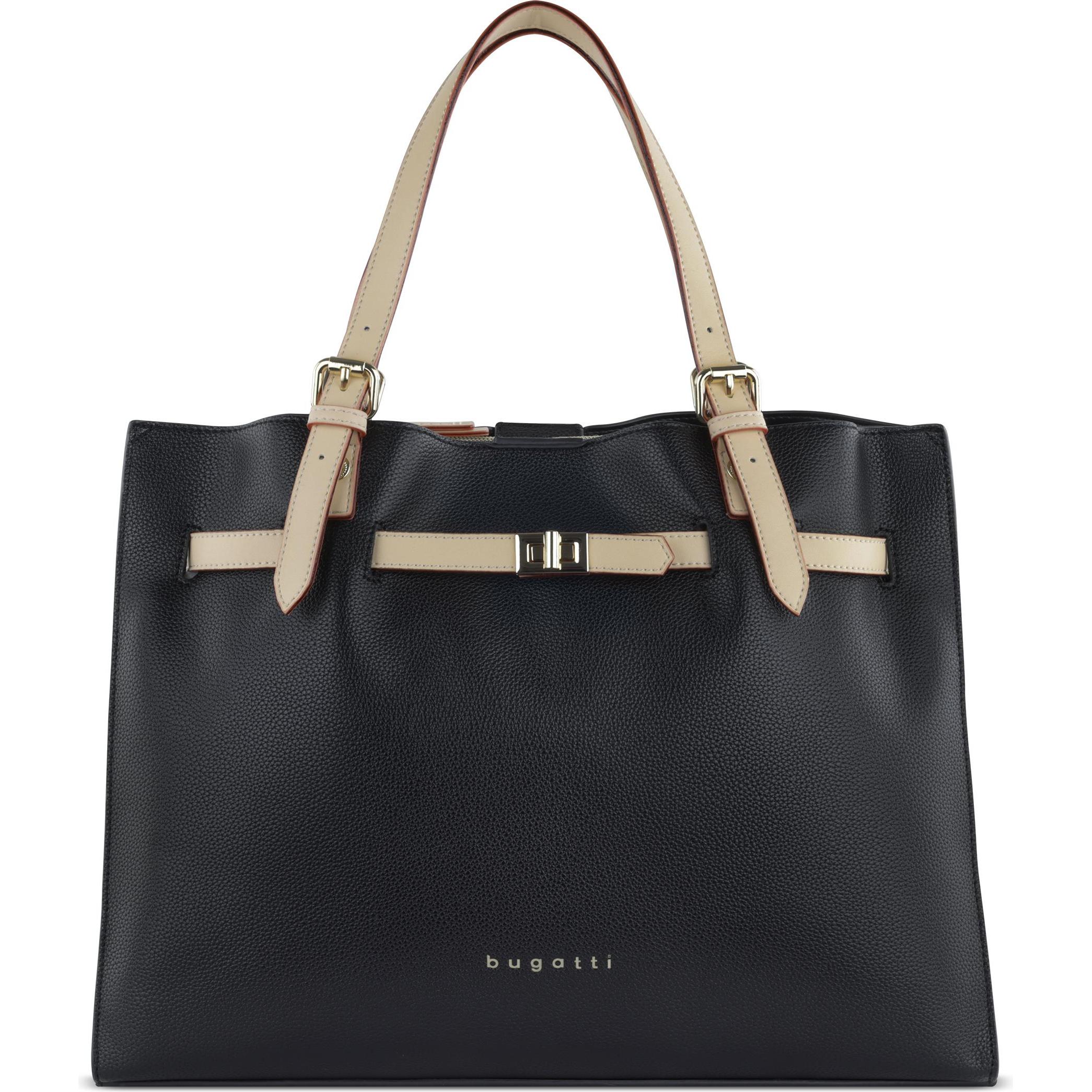 Bugatti, Handtasche, Handtasche ELLA, Schwarz