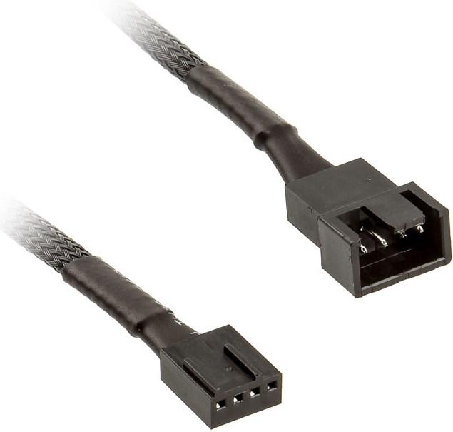 Produktbild Akasa PWM Verlängerungskabel gesleevt (30 cm, 4 pin PWM)