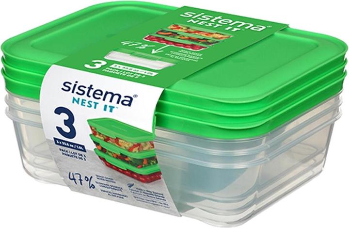 Sistema Meal Prep 3Pack 1l (1 l)