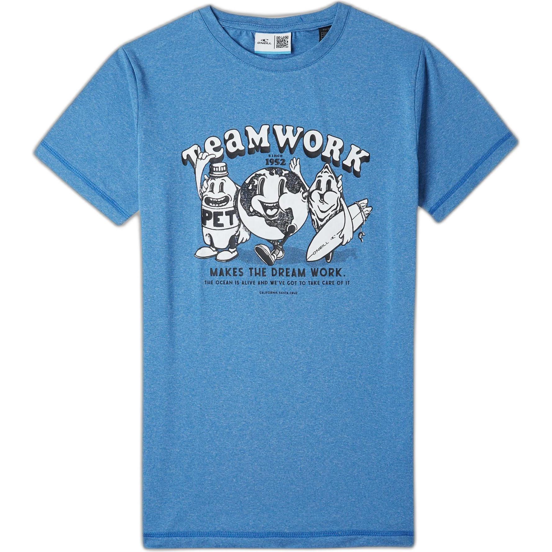 O'Neill, Herren, Shirt, Hybrid Teamwork T-Shirt, Blau, (164)