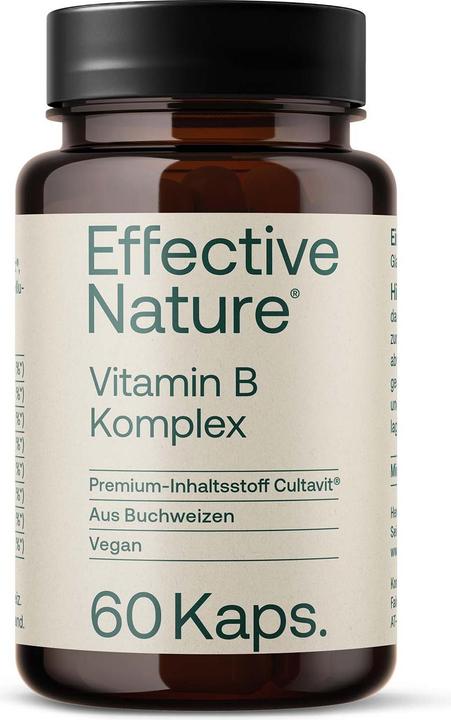 Actual product image Effective Nature Vitamin B complex (60 pcs., Capsules, 30 g)