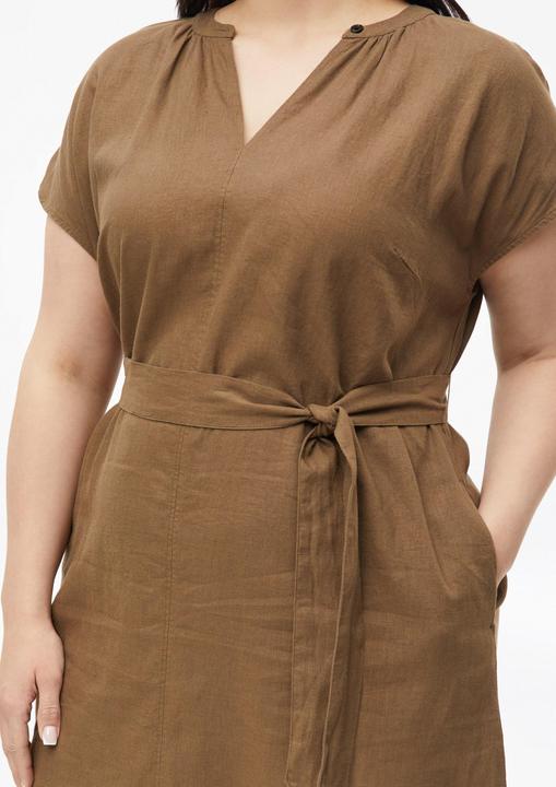 Actual product image s.Oliver Leinenmix-Kleid mit Eingrifftaschen (54)