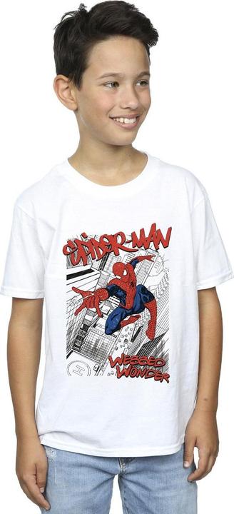 Immagine prodotto Spider-Man Sketch City Maglietta Ragazzi (116)