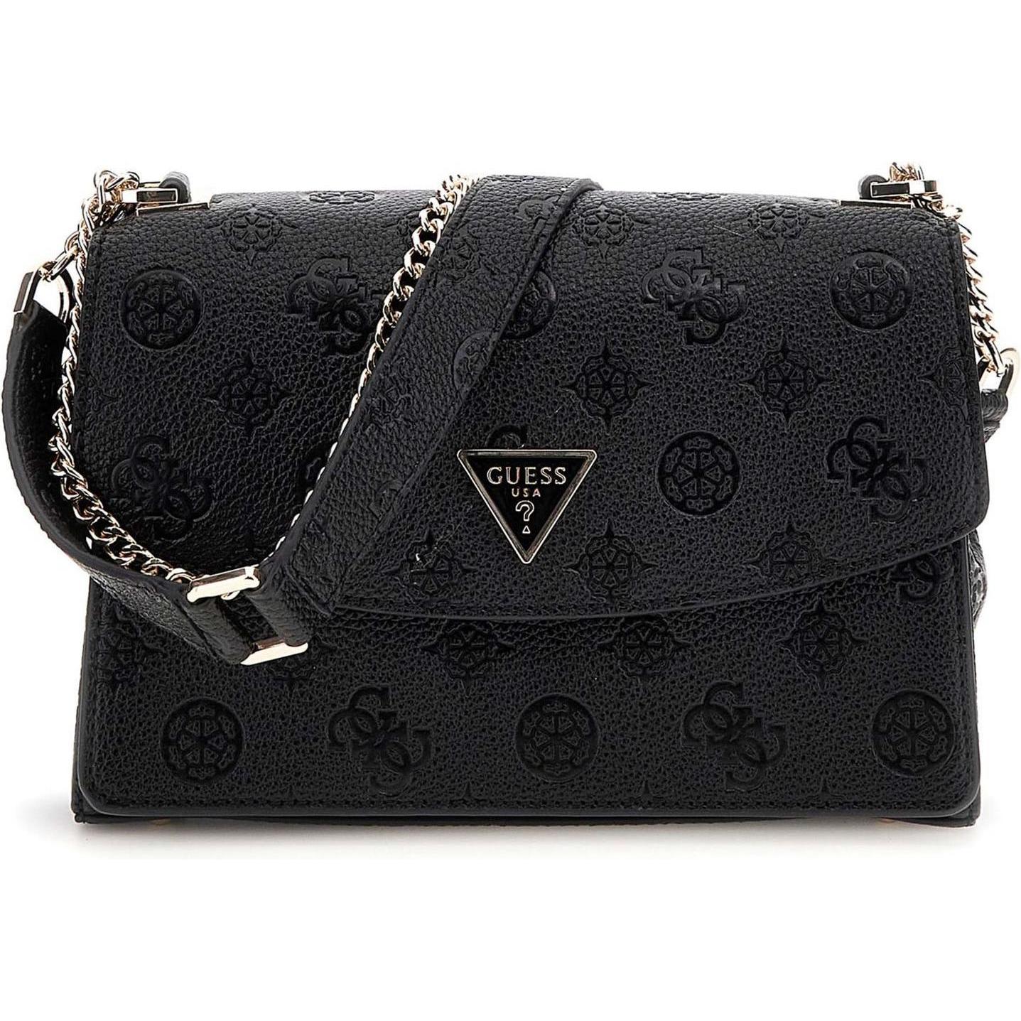 Guess CRESIDIA SHOULDER BAG - Handtas - dark taupe/taupe Guess CRESIDIA SHOULDER BAG - Handtas - dark taupe/taupe
