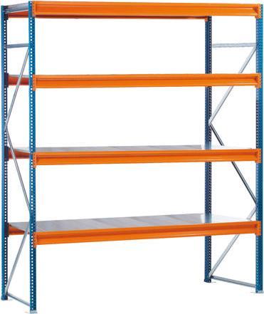 Actual product image Schulte Lagertechnik Basic rack W100 with steel panels