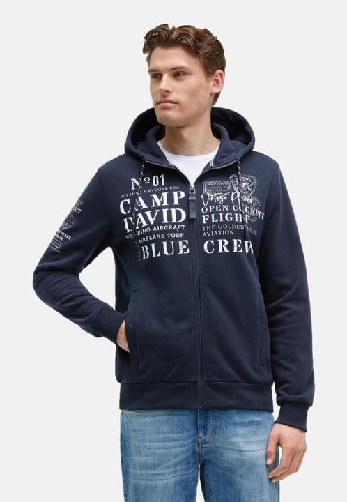 Produktbild Camp David Jacke Airplane Tour II Kapuzensweatjacke (XXL)