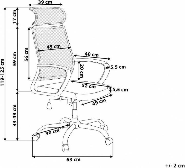 Actual product image Beliani Leader (45 - 53 cm)