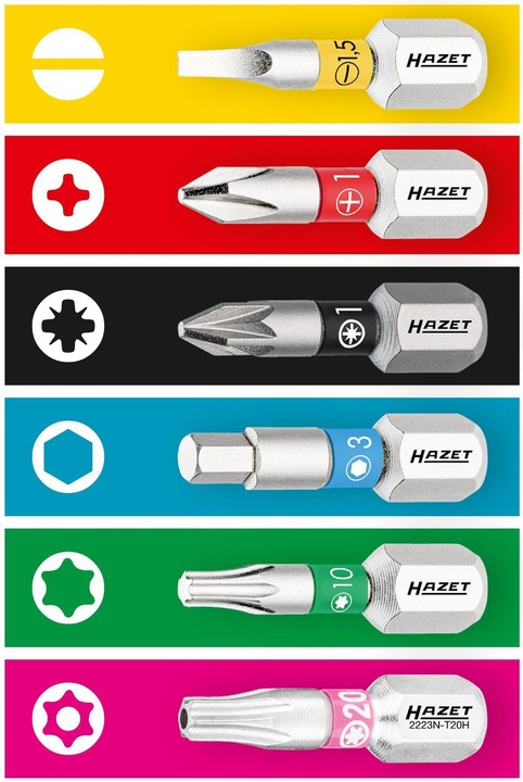 Produktbild HAZET Steckschlüssel Satz 953HP ∙ Vierkant6,3 mm (1/4 Zoll), Vierkant12,5 mm (1/2 Zoll) ∙ Aussen Sec… (27 mm)