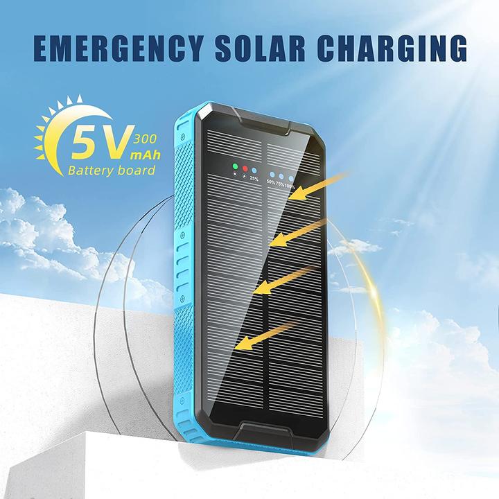 Actual product image Oimye Solar Powerbank (20W, 30Ah) (30000 mAh, 20 W, 111 Wh)