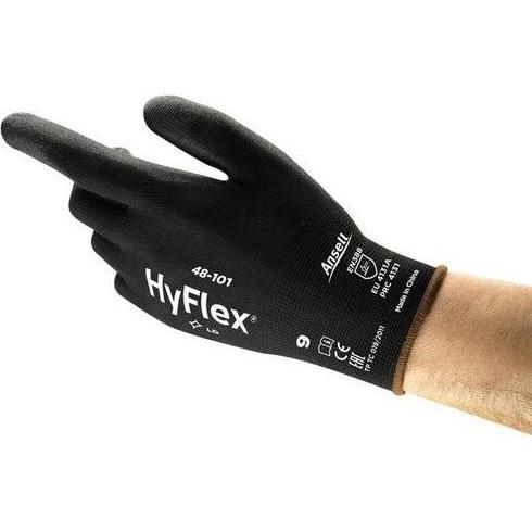 HyFlex, Schutzhandschuhe, Handschuhe 48101060 Grösse 6 Schwarz (6)
