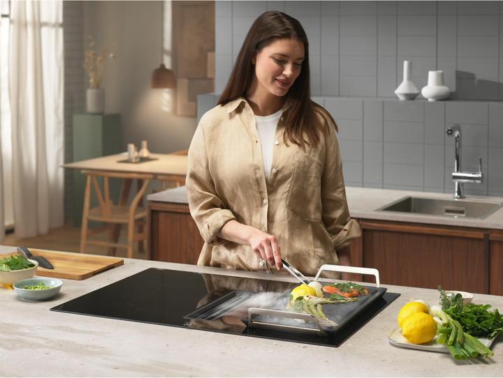 Actual product image Electrolux KCC83443 hob Black Built-in Zone induction hob 4 zone(s) (78 cm, Induction hob)