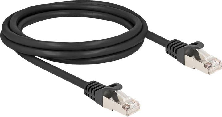 Actual product image Delock Cable RJ50 plug to RJ50 plug S/FTP 2 m black (S/FTP, 2 m)
