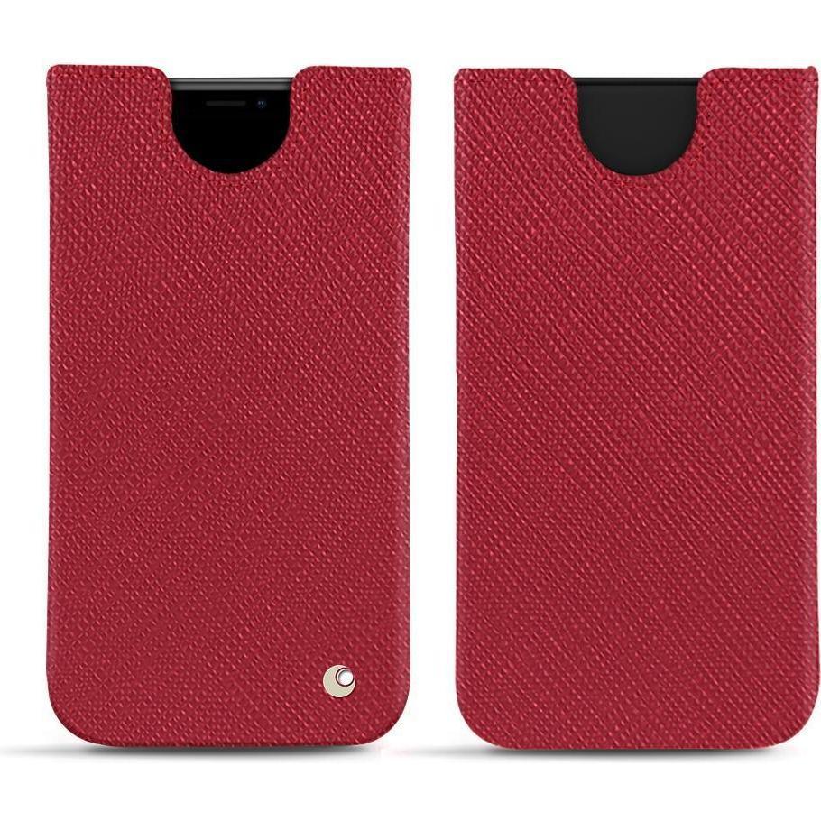 Noreve Lederschutzhülle (Apple iPhone XR), Smartphone Hülle, Rot